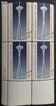 Seattle World's Fair Set of Four Unused US Postage Stamps - $1.95