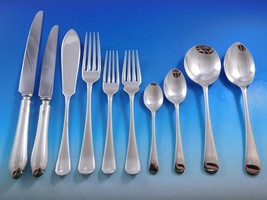 Old English by Carrs Sterling Silver Flatware Set Dinner Service 124 pcs England - $22,544.60 CAD