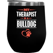 Make Your Mark Design English or French Bulldog Therapist Coffee &amp; Tea Gift Mug  - £21.78 GBP