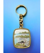 Art of Chokin Matsushima Bay Zen Temple Music Box Keychain Works Swan/Sa... - $68.29