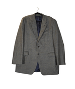 Vtg Lauren Ralph Lauren Mens 46L Blazer Silk Wool Grey Houndstooth Union... - $40.77 CAD
