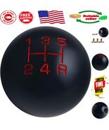 Sphere Shift Knob 5 Speed - 200g Weighted Aluminum with Red Inlay for Ul... - $61.53 CAD