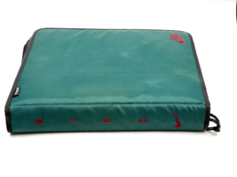 Vintage Nike Embroidered Swoosh Mead Green Nylon Trapper Keeper Binder 1995 - £31.19 GBP