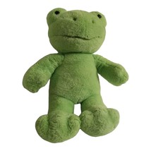 Build A Bear Spring Green Frog 16&quot; Stuffed Plush Animal - $7.61