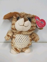 Galerie Plush &quot;You Are &#39;Dog Gone Special&quot; Conversation Hearts Brown Dog Rare Vtg - £6.40 GBP