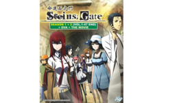 DVD Anime Steins; Gate Complete Series Season 1+2 (1-47) +Movie +OVA ENGLISH DUB - £25.57 GBP