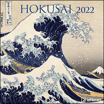 Hokusai 2022 Wall Grid Calendar teNeues 30x30cm New &amp; Sealed 03679 - $58.49