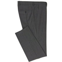 HUGO BOSS US-34R Men&#39;s Suit Pants Trousers 96% Wool Charcoal Gray - $462.49 MXN