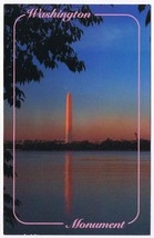 District of Columbia DC Postcard Washington Monument at Sunset - £1.58 GBP