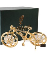 24K Gold Plated Bicycle Desk/House Ornament by Matashi - $513.79 MXN