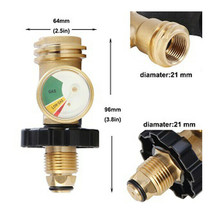 1 PC Propane Connector Gas to Pressure Reducing Valve Joint for BBQ Gas Grill - £9.84 GBP