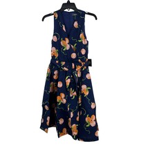 ModCloth Sweet Peaches Instant Energy Faux-Wrap Dress Size 0 New - £60.80 GBP