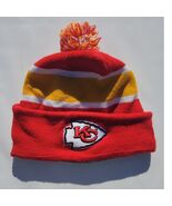 NFL Kansas City Chiefs Winter Team Knit Pom Hat Beanie  - $275.42 MXN