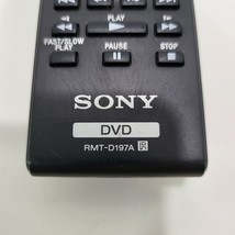 Sony DVD RTM-D197A Remote Control - $11.30