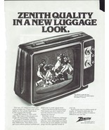 1978 Zenith TV Print Ad Vintage Electronics The Madrid K125J 8.5&quot; x 11&quot; - £15.04 GBP