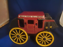 Wells Fargo Stagecoach Piggy Bank Plastic - $12.00