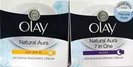 Olay Natural White 7 IN ONE Nourishing Day Cream / Night Repair Cream SP... - $21.77+