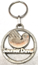 Saunier Duval Keychain French Hardware Tools Silver Color Metal 1960s Vintage - $12.30