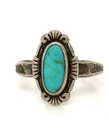 Vtg Sign Sterling Bell Trading Post Native American Turquoise Scroll Rin... - $752.67 MXN