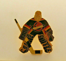 NHL Vancouver Canucks Golie Goaltender Hockey Official Collectible Pin Vintage - £11.19 GBP