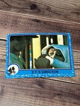 1982 Topps E.T. – The Extra-Terrestrial Trading Card #83 – E.T.&#39;s Director  - $1.50
