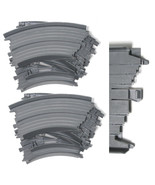 10pc TYCO TCR Slot less Car Total Control Racing 1/8 9" Rad. CURVE TRACK B-5902 - $44.99