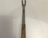 Vintage Robinson Knife Serving Carving Meat Fork Stainless Wood Handle 1... - $9.90