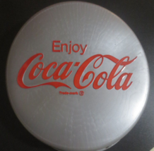 Enjoy Silver Coca-Cola Bottle Cap Frisbee  9 inches Diameter - £6.03 GBP
