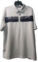 Travis Matthew Polo XL Men Black And White - $11.43