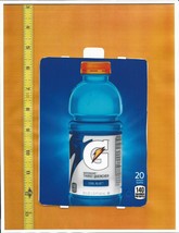 HVV Size Gatorade Cool Blue 20 oz BOTTLE Soda Vending Machine Flavor Strip - £2.38 GBP