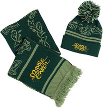 Lord of The Rings Knitted Scarf  and hat Green - $886.50 MXN