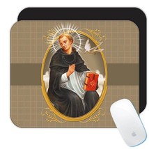 Saint Thomas Aquinas : Gift Mousepad Catholic Saints Religious Saint Holy God - £10.47 GBP