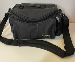 AMBICO Black Canvas Shoulder Compact Camcorder Carry  Bag V4203 - £15.58 GBP