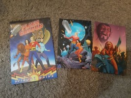 RARE Flash Gordon Episode Guide &amp; Comic Strip Champions Card 1 &amp; 2 of 6 Ha Cho - £15.14 GBP