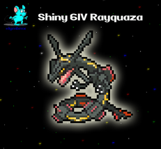 ✨ Shiny ✨ 6IV Legendary Rayquaza holding Master Ball Pokemon Sword Shield BDSP ✨ - £3.92 GBP