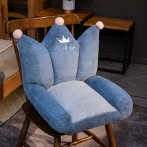 Cartoon Rabbit Fur Cat Paw Plush Cushion Lovely Crown Sofa Chair Mat Stuffed Sof - £36.27 GBP