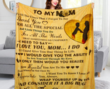 Gifts for Mom to My Mom Blanket Mom Gifts from Son Birthday Gifts for Mo... - £23.72 GBP
