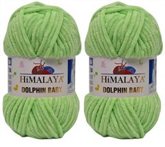 Himalaya Dolphin Baby Yarn 100% MicroPolyester Lot of 2 skn 264 Yards 2x100gram  - £11.73 GBP