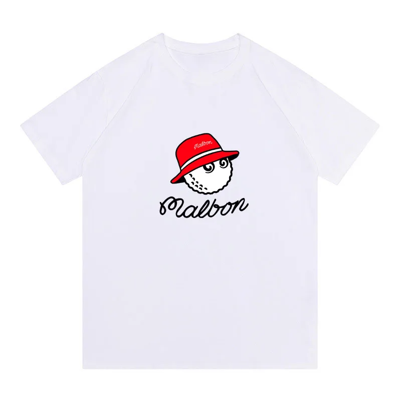 Sporting Golf T-Shirt Fit Men Women Summer Cotton Top Malbon Golf Bucket Hat Sho - £34.48 GBP