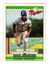 1992 Donruss The Rookies #83 Raul Mondesi Los Angeles Dodgers - £3.19 GBP