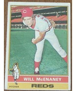 Will McEnaney, Reds,  1976  #362 Topps Baseball Card GDC - GREAT CARD - €3,45 EUR