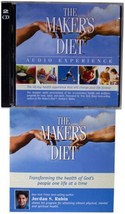 JORDAN S. RUBIN Maker&#39;s Diet AUDIOBOOK 2004 2-Disc CD SET + Bonus DVD - £31.13 GBP
