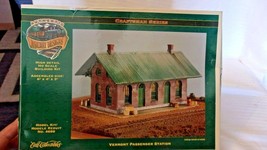 HO Scale Ertl, Vermont Passenger Station Kit, #4686 BNOS Vintage - £39.05 GBP