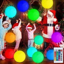 Christmas Decorations Outdoor Inflatable Yard LED Lighted PVC Ball Party Xmas 6 - £30.46 GBP