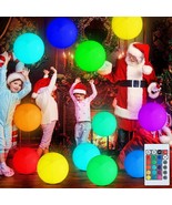 Christmas Decorations Outdoor Inflatable Yard LED Lighted PVC Ball Party... - £29.88 GBP