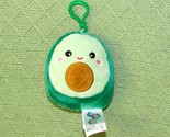 SQUISHMALLOWS AUSTIN AVACADO CLIP ON 4&quot; KELLYTOY PLUSH STUFFED ANIMAL SO... - $4.50