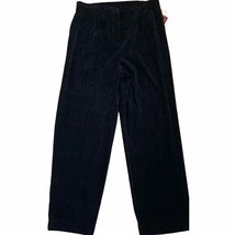 New JM Collection Pants Size 12P Petite Black Womens Stretch Blend 30X29 - $17.81