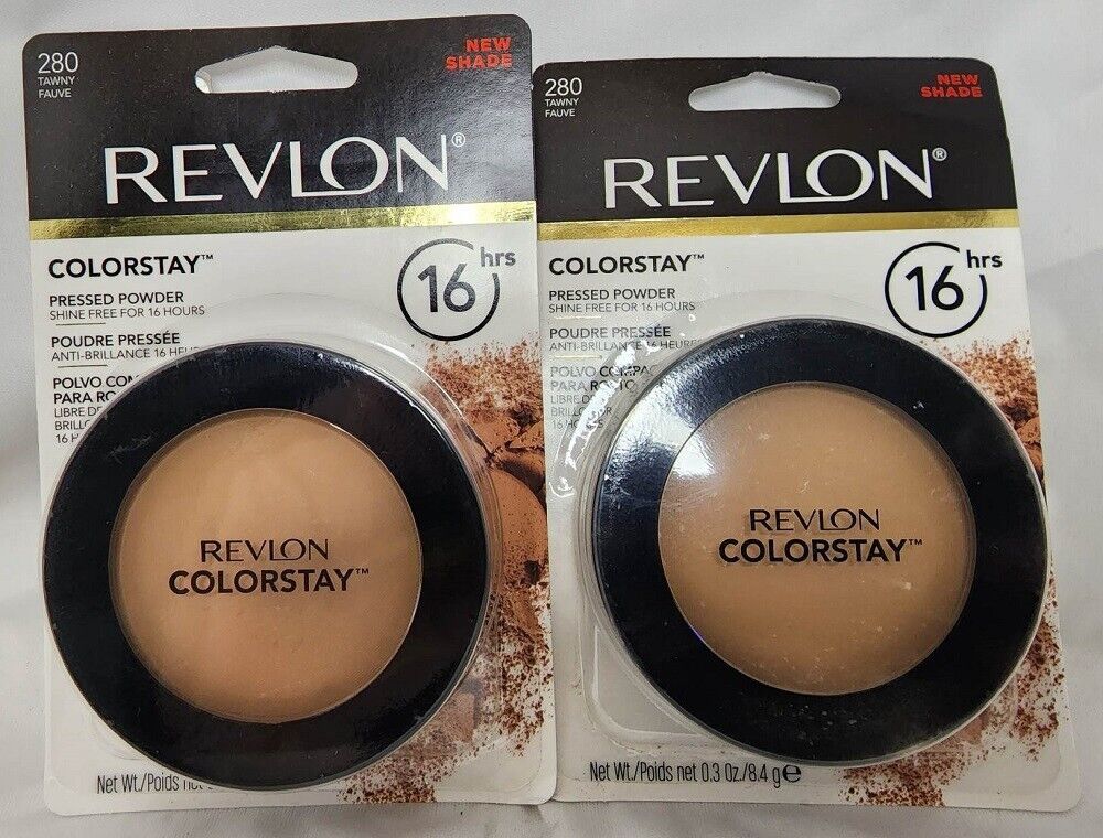 (2) Powder Foundation by Revlon, ColorStay Face Makeup, Longwearing, Oil Free, F - $23.75