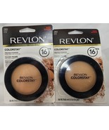 (2) Powder Foundation by Revlon, ColorStay Face Makeup, Longwearing, Oil... - £18.59 GBP