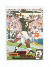 Andre Johnson (U Of Miami) 2003 Press Pass PRE-ROOKIE Red Parallel Card #T25 - £5.33 GBP